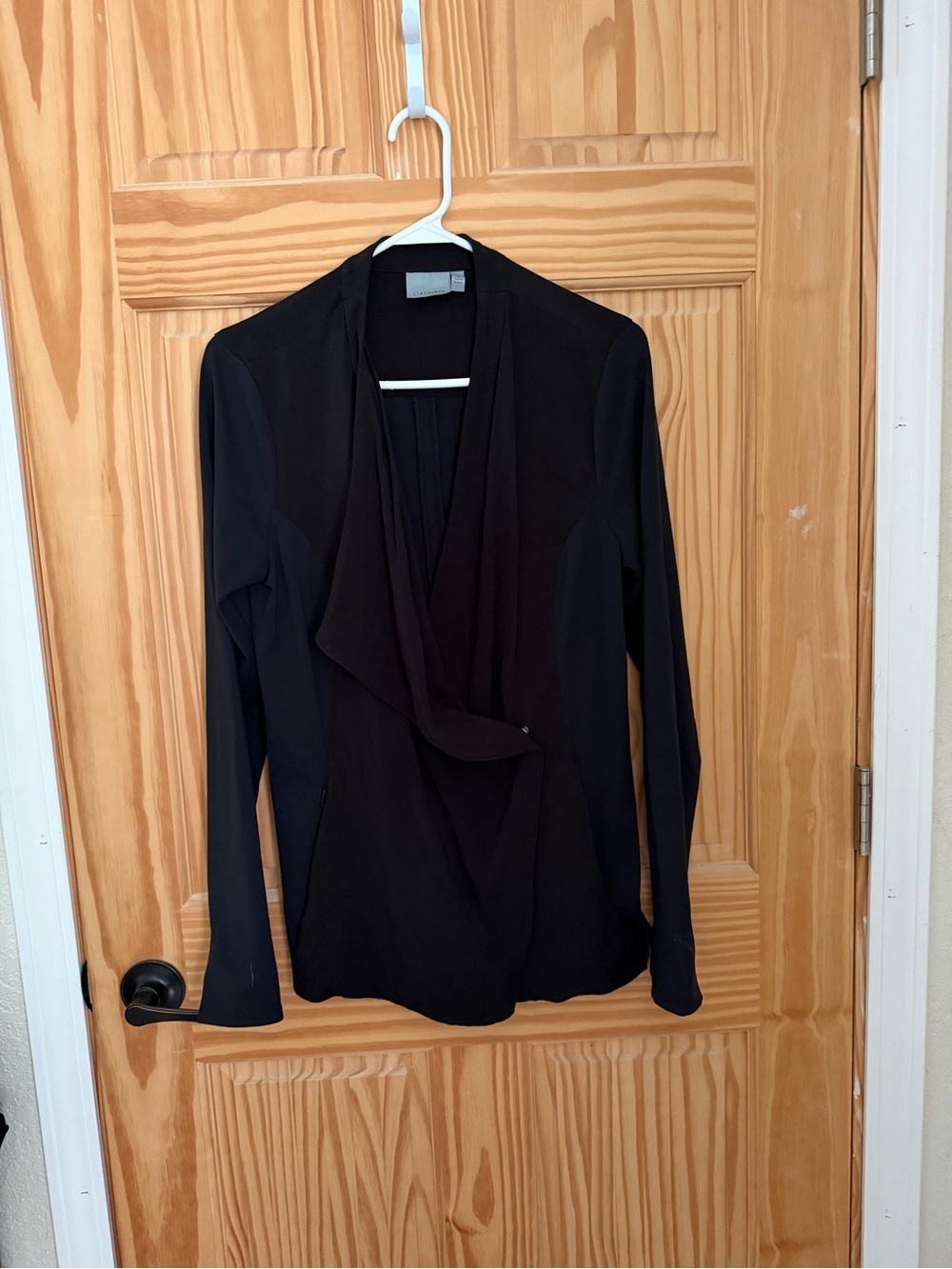 Black Athleta cardigan.